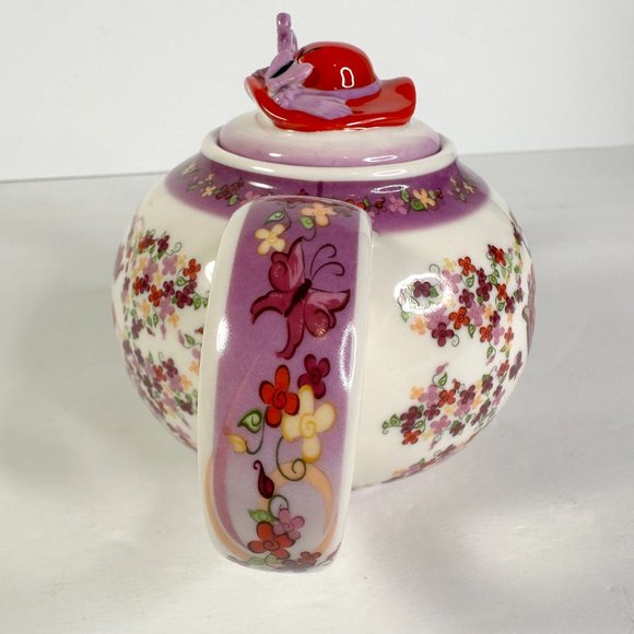 Red Hat Society Teapot Cardew Design 2004 Official Licensed Product - Picture 3 of 11